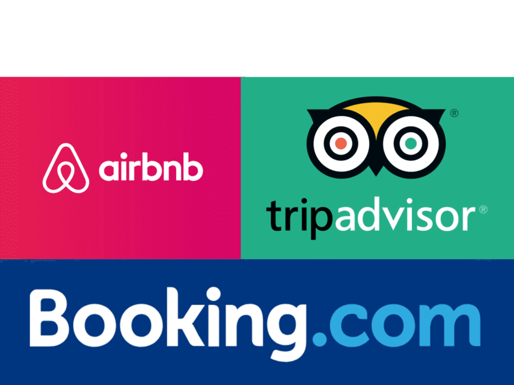airb&b / tripadvisor / booking.com reviews