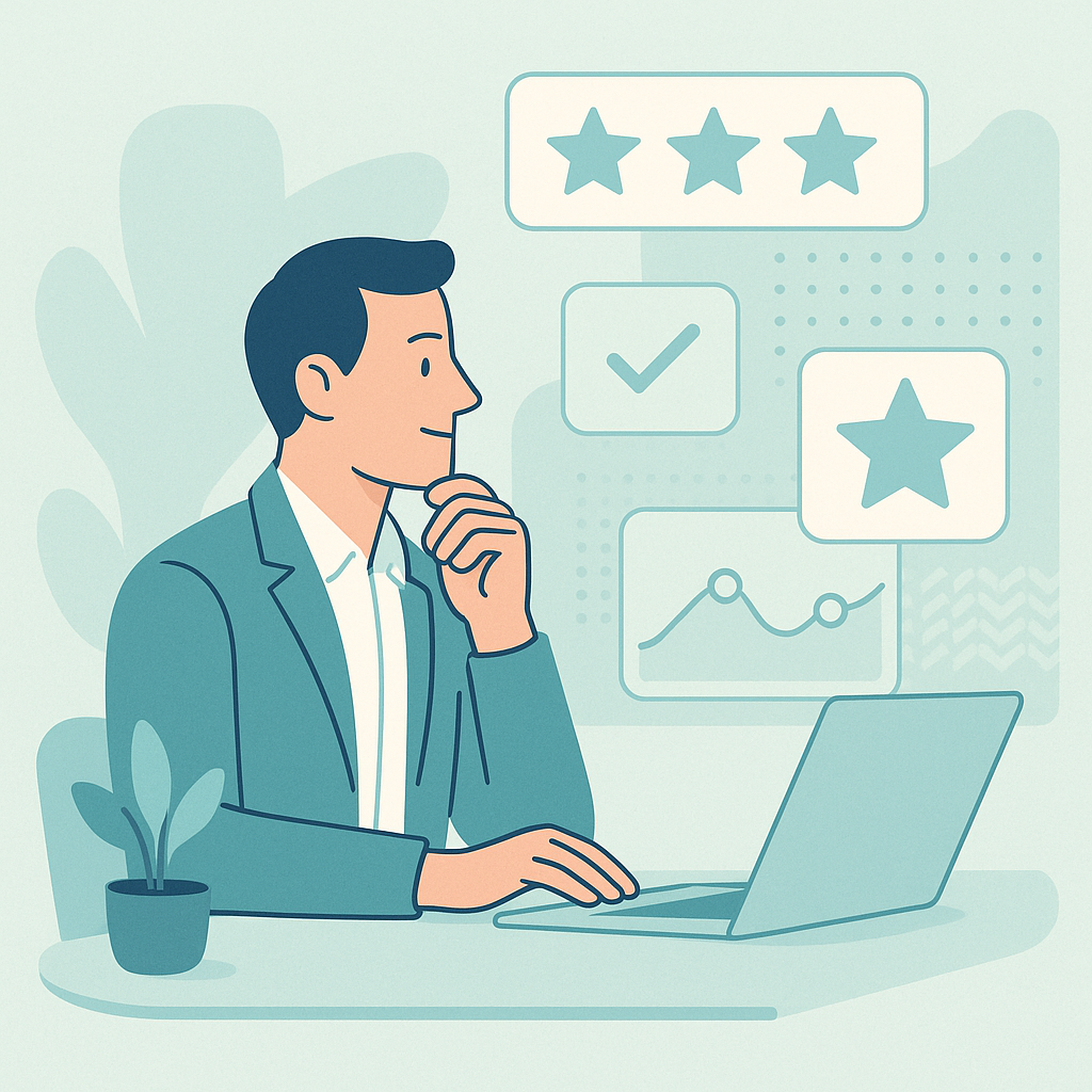 Illustratie van resultaten rond reviewverzoeken automatiseren