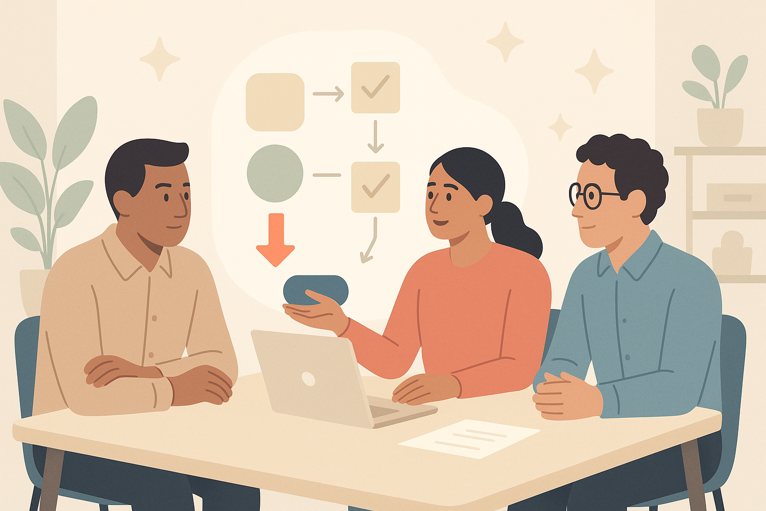Illustratie van reviewverzoek niet opdringerig in de praktijk