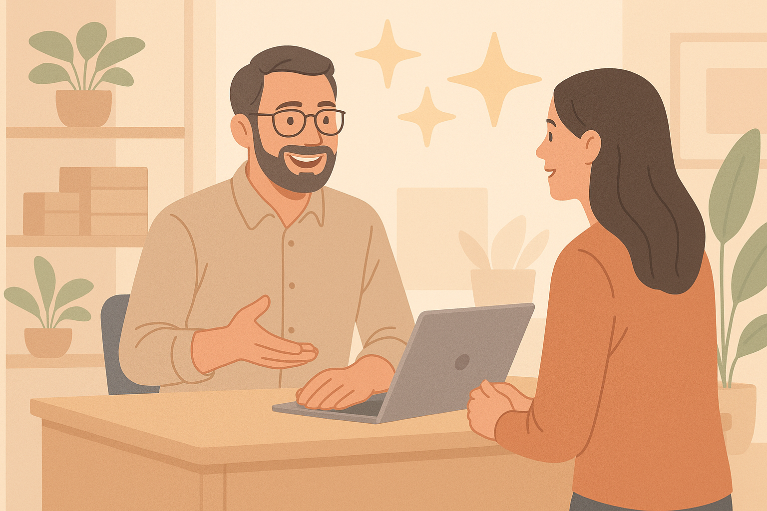 Illustratie bij bruikbare feedback uit reviews